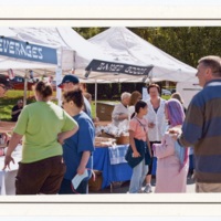 Food and beverage stands at Jewish Festival